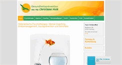 Desktop Screenshot of meik-gesundheitspraevention.de